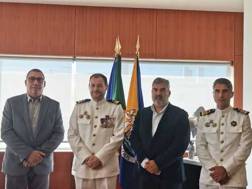 Novo Capitão do Porto de Lagos recebido na Câmara Municipal de Lagos