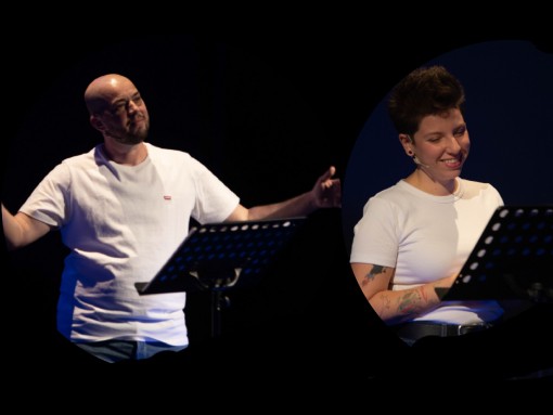 PALESTRA-PERFORMANCE “PALAVRAS QUE ME SERVEM”, com Laura Falésia e André Tecedeiro