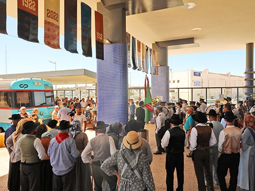 Lagos reviveu a chegada do comboio a Lagos