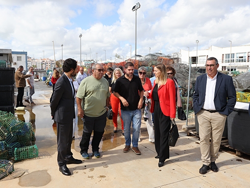 Lagos recebeu a visita da Secretária de Estado das Pescas