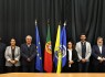 Foto de grupo com os autarcas que integram o Conselho Diretivo e a Assembleia Intermunicipal, esta última presidida por Sara Coelho (vereadora da CML)