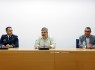 Presidente e vice-presidente da Câmara Municipal acompanhados de Fábio Coelho, o novo comandante da Polícia Municipal de Lagos