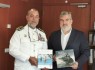 Diogo Arroeita (Vice-Almirante e Diretor-Geral da Autoridade Marítima e Comandante-Geral da Polícia Marítima) com Hugo Pereira (Presidente da CM Lagos)