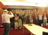 O momento final da reunião com todos os participantes