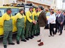 Apresentação de cumprimentos aos Sapadores Florestais das Terras do Infante (em Vila do Bispo)