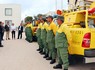 Apresentação de cumprimentos aos Sapadores Florestais das Terras do Infante (em Vila do Bispo)